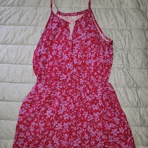 Old Navy Pink Romper with flowers
